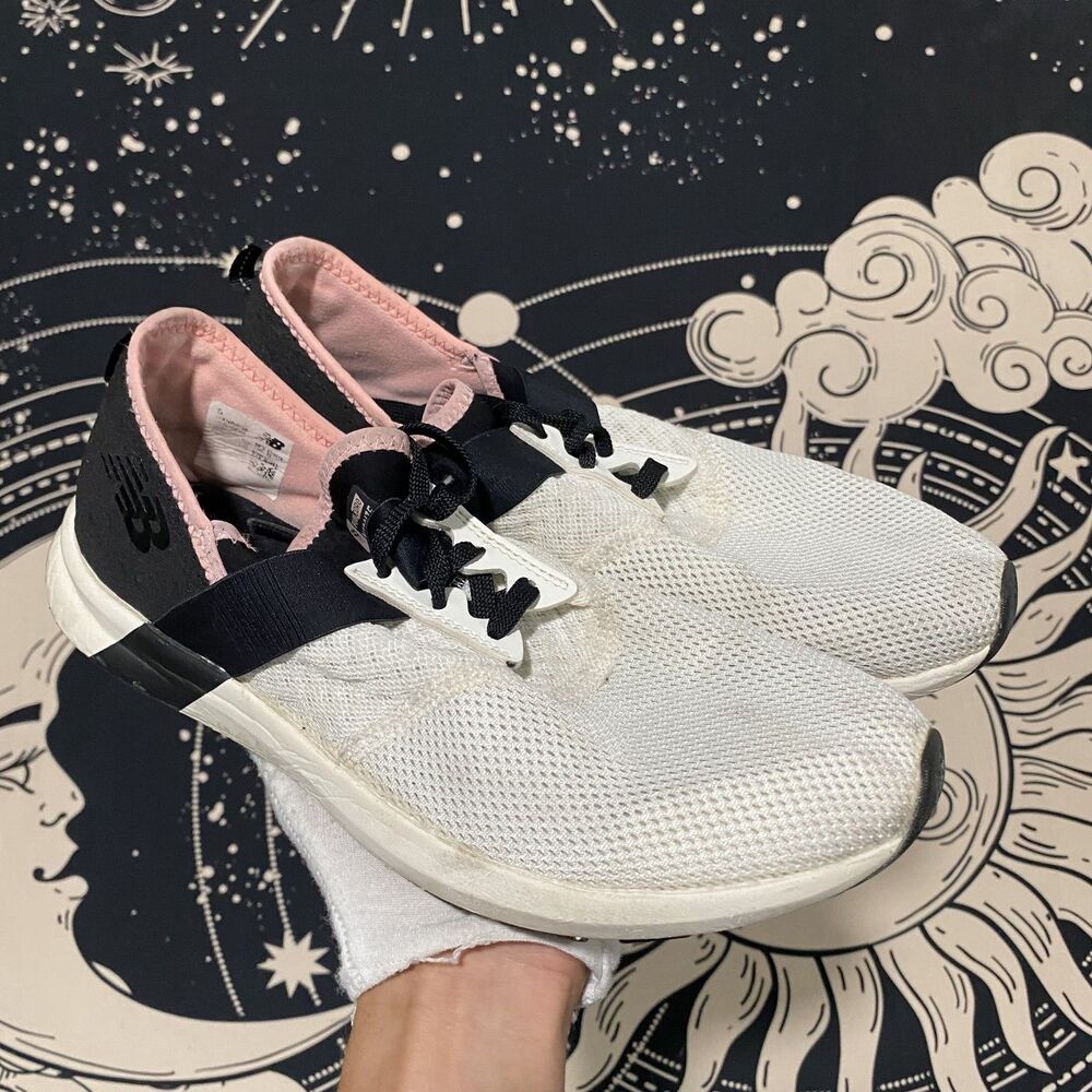 New Balance FuelCore Nergize WXNRGNS Athletic Sneaker Women's White Mesh Running